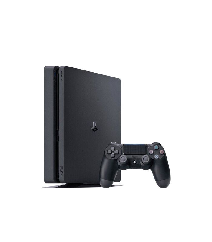 playstation-4-slim-1.jpg Off-white Three sitter Jacquard skirtless fitted sofa seat cover - Image 1